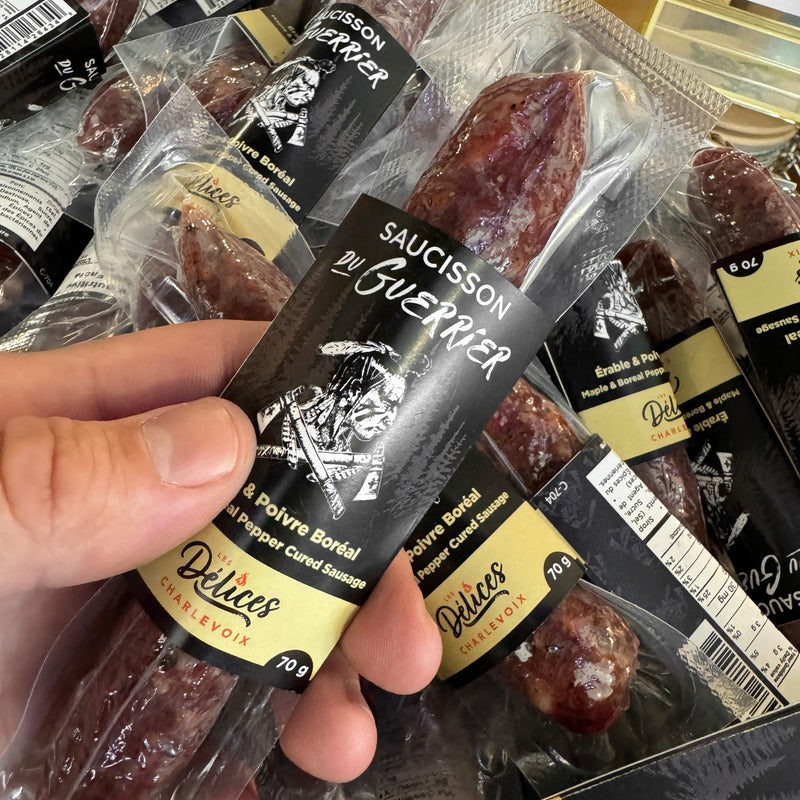 Load image into Gallery viewer, Warrior Cured Sausage | Maple & Boreal Pepper