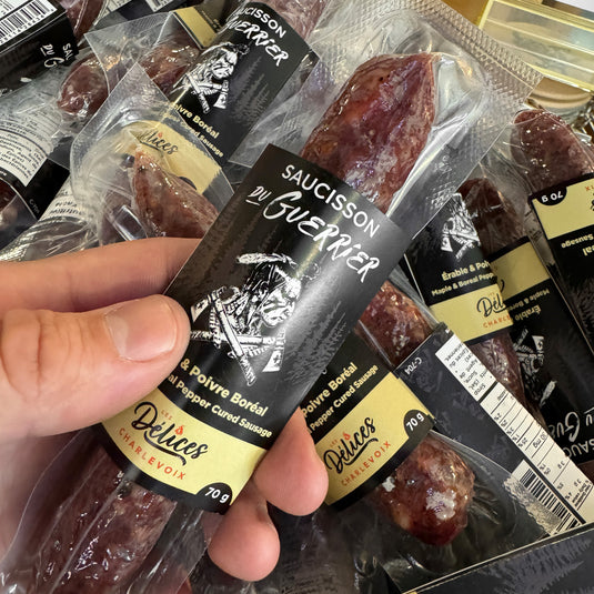 Saucisson du Guerrier | Érable & Poivre Boréal