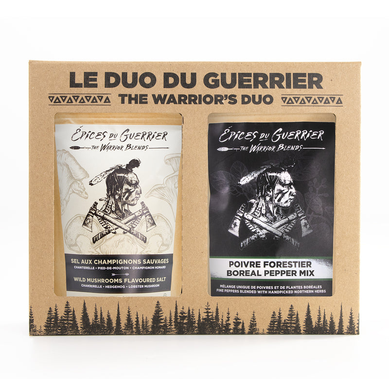 Load image into Gallery viewer, Wild Mushroom Salt & Boreal Pepper Mix Duo