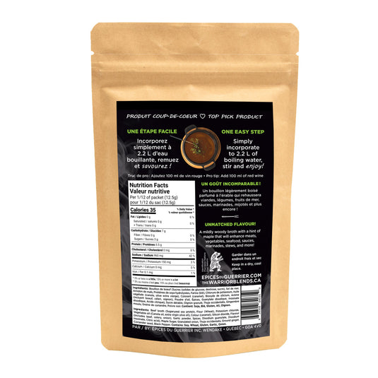 Bouillon à Fondue | Érable & Thuya (150g)