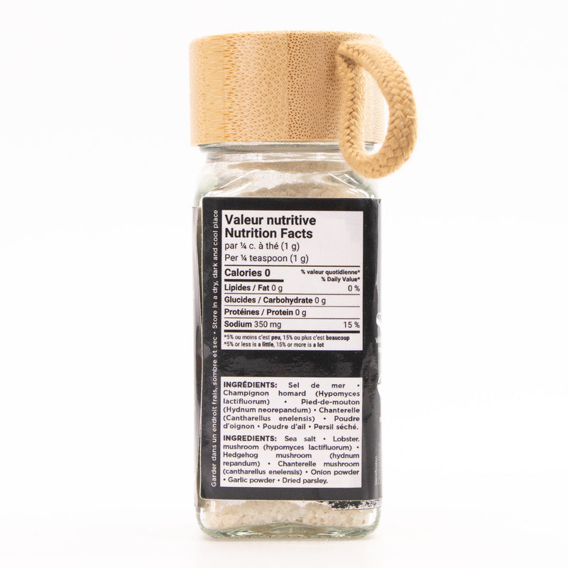 Chargez l'image dans la visionneuse de la galerie, Sel aux Champignons Sauvages 125g | Valeur Nutritive