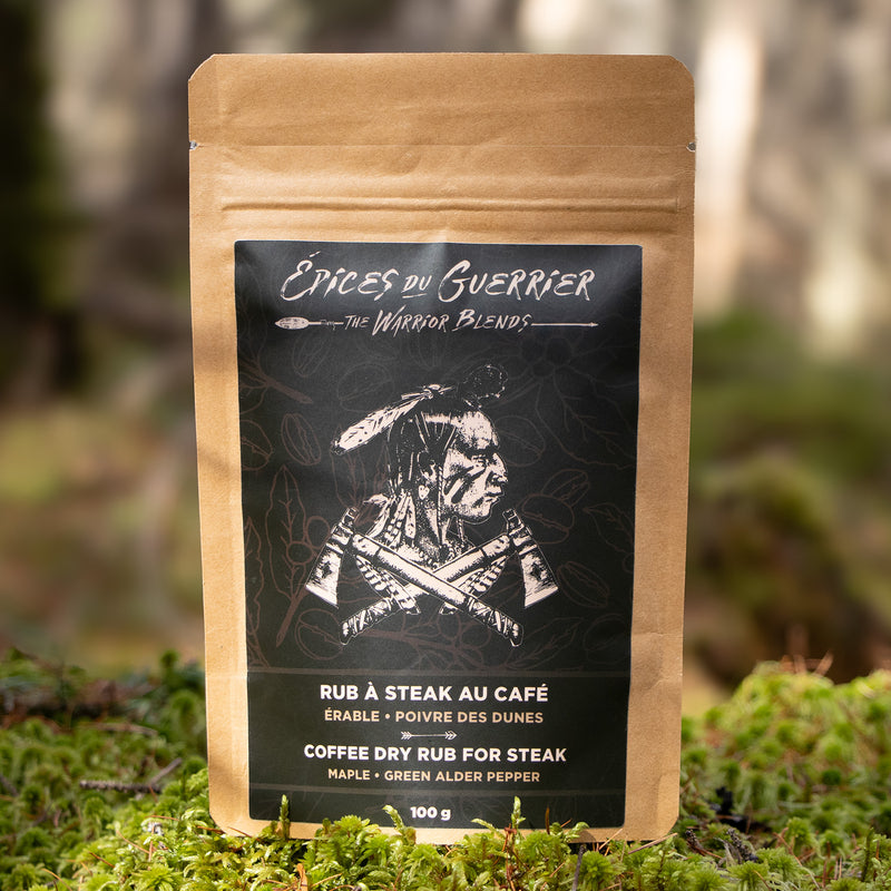 Load image into Gallery viewer, Rub à Steak au Café - Érable & Poivre des dunes 100g | En forêt
