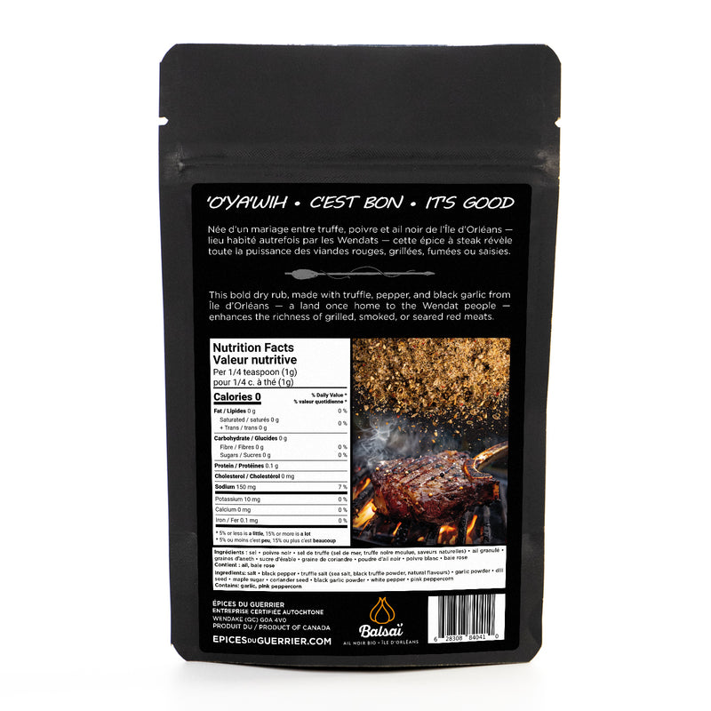 Chargez l'image dans la visionneuse de la galerie, Épices à steak - Truffe & Ail noir (100g)