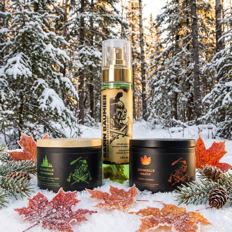 Chargez l'image dans la visionneuse de la galerie, Chandelle au sapin, chandelle au bois d'érable, brume d'ambiance au sapin baumier en forêt