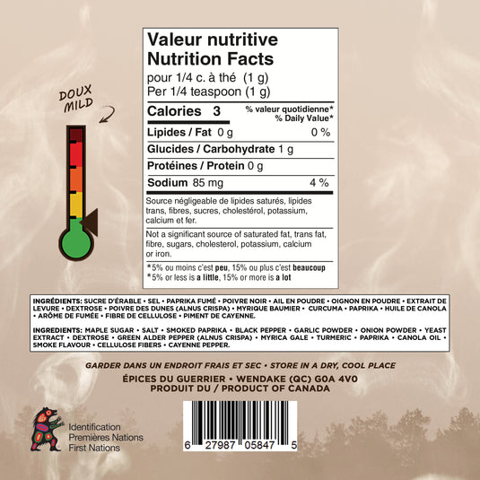 Mélange d'épices Traditionnel | Valeurs nutritives