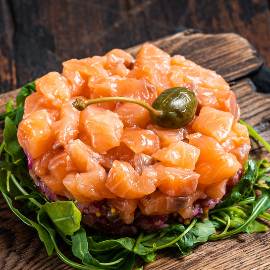 42 - Salmon or trout tartare spices