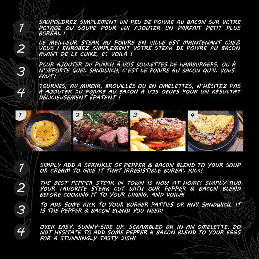 Poivre au Bacon (80g)
