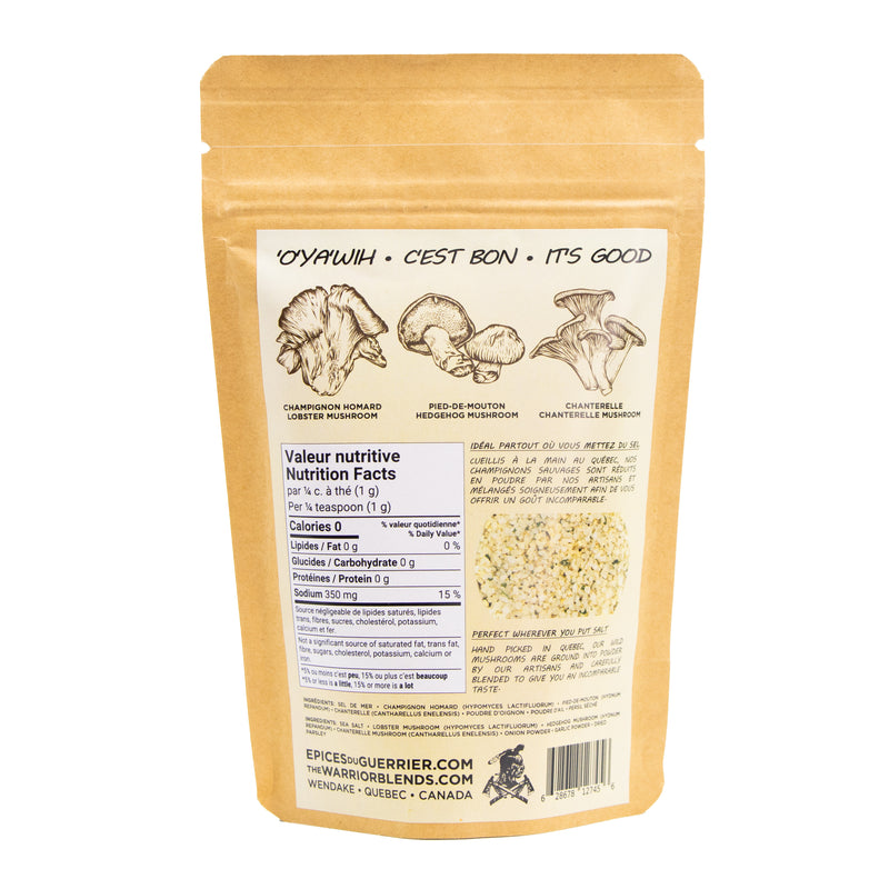 Chargez l'image dans la visionneuse de la galerie, Sel aux Champignons Sauvages | Valeur nutritive