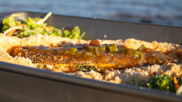 Poisson en croûte de sel du Guerrier