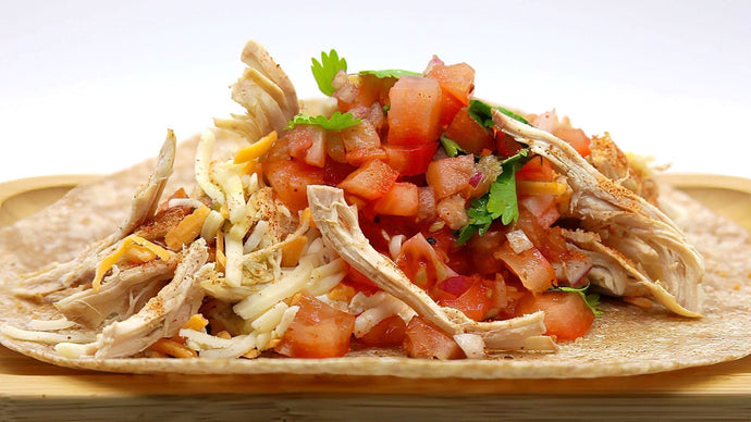 Warrior's spicy chicken tacos