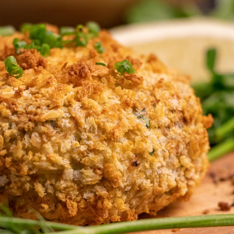 Crab cakes du Guerrier au Poivre au Bacon