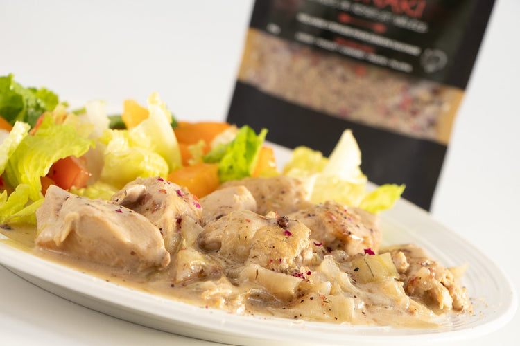 Poulet Abénaki aux Oignons