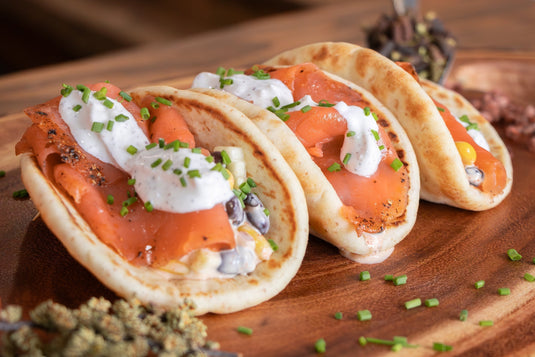 Tacos de Saumon Fumé du Guerrier