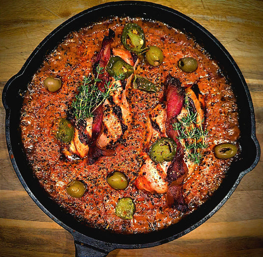 Poulet Mexicain-Boréal en sauce tomatée