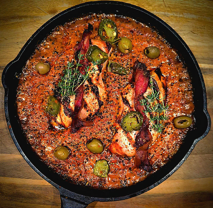 Poulet Mexicain-Boréal en sauce tomatée