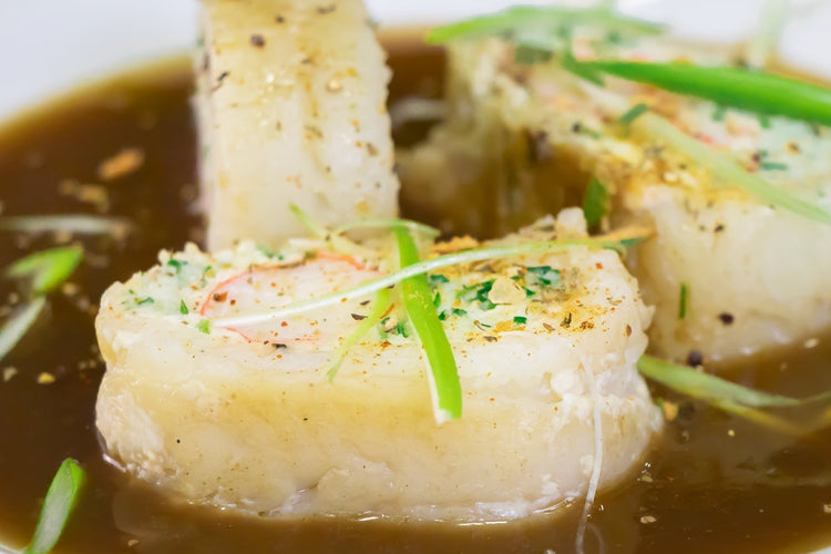 Roulés de sole farcis à la goberge au Mélange Innu