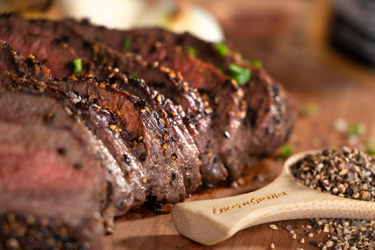 Steak de chevreuil au Poivre Forestier