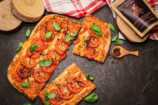 Croûtons aux tomates et vieux cheddar