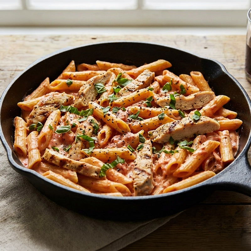 Chargez l'image dans la visionneuse de la galerie, pâtes crémeuses au poulet assaisonnées aux Épices du Guerrier
