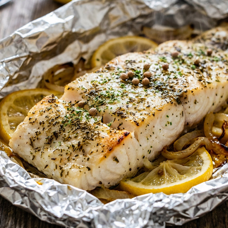 Chargez l'image dans la visionneuse de la galerie, Poisson blanc au citron assaisonné avec épices Épices du Guerrier
