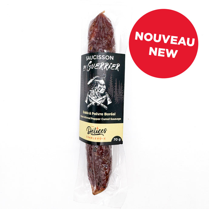 Saucisson du Guerrier | Érable & Poivre Boréal