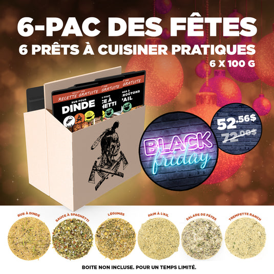 Le 6-PAC des Fêtes