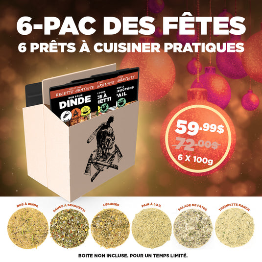 Le 6-PAC des Fêtes