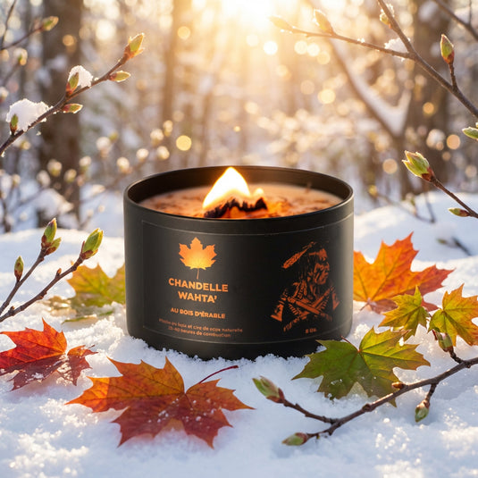 Chandelle Wahta' au Bois d'érable - Comme une marche dans une érablière au printemps !
