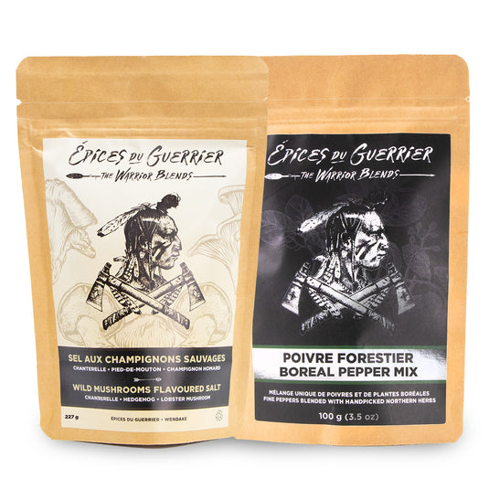 Duo Sel aux champignons et Poivre Forestier