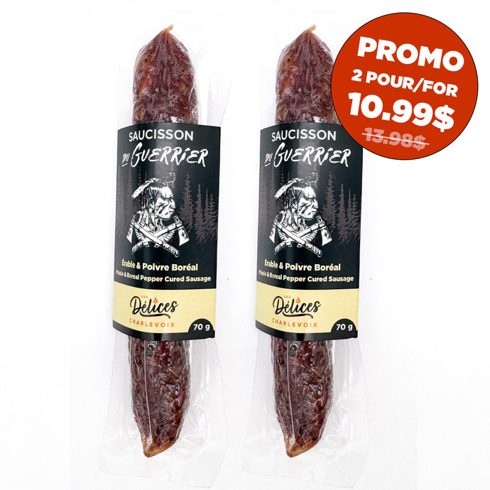 2 Saucissons du Guerrier / 10.99$