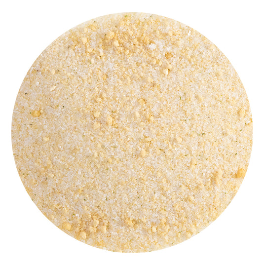 Texture du sucre naturel à l’érable et mélilot pour café en gros plan