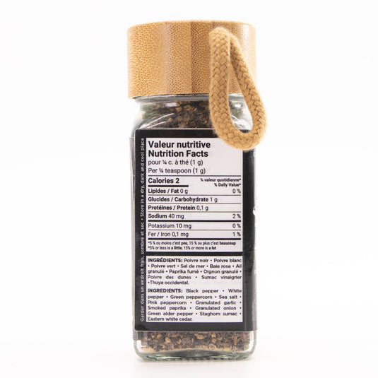 Poivre Forestier 60 g | Épices du Guerrier | Valeur Nutritive