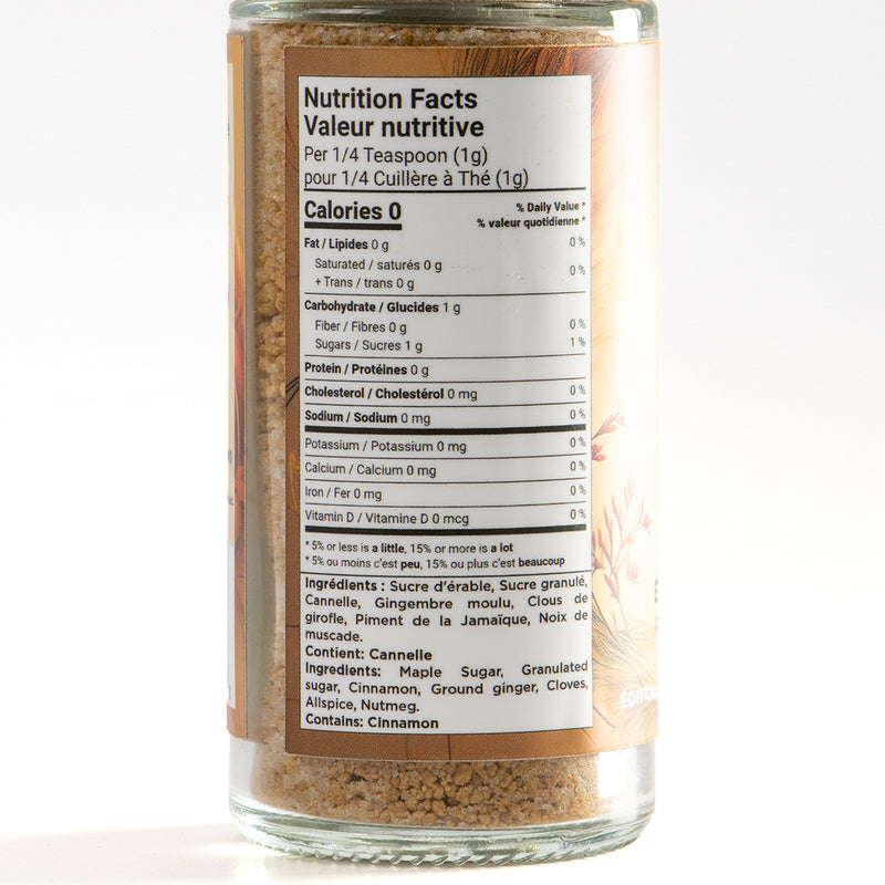Chargez l'image dans la visionneuse de la galerie, Valeur nutritive et ingrédients des Épices d'automne Pumpkin Spice Latte 90 g
