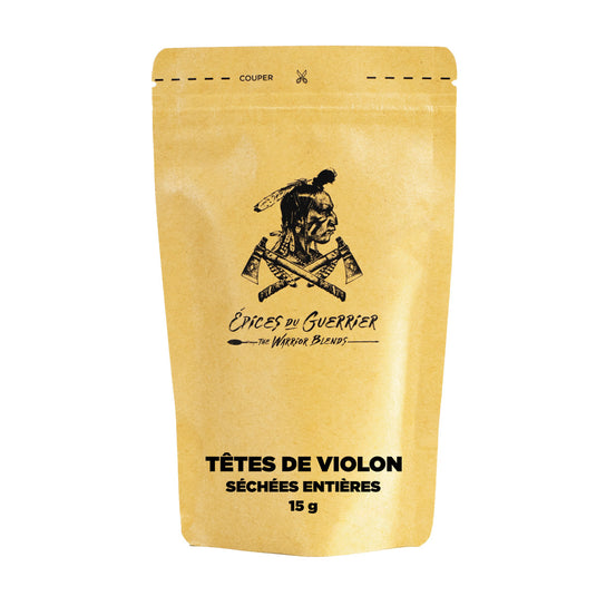 Têtes de violon séchées entières - 15g