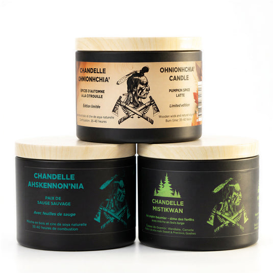 Trio de chandelles du Guerrier