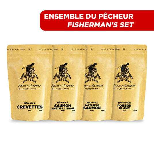 Ensemble d'épices du pêcheur | 4x 100g