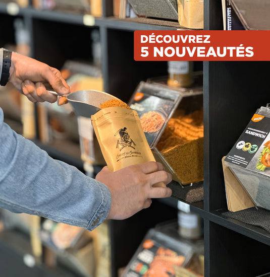 Épices en vrac (60), 5 nouveautés