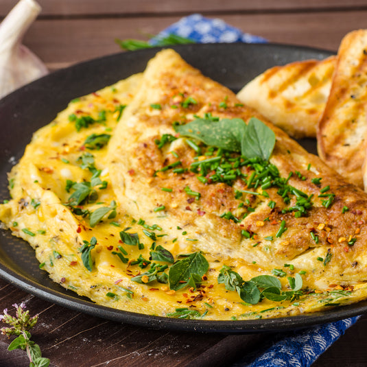 20 - Omelette and eggs with herbs